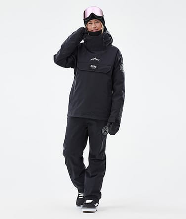 Dope Blizzard W Lumilautailu Outfit Naiset Black/Black