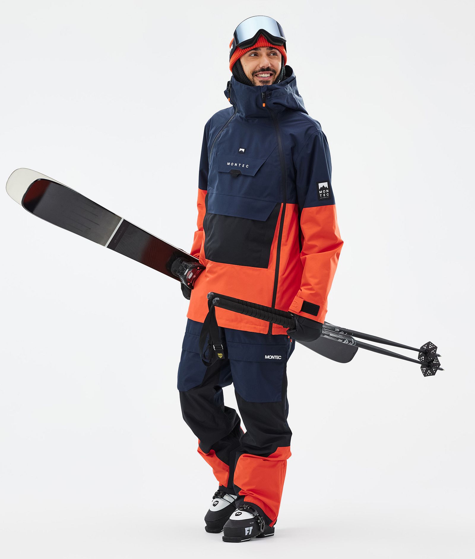 Montec Doom Laskettelu Outfit Miehet Dark Blue/Black/Orange, Image 1 of 2