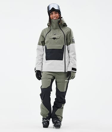 Montec Doom W Laskettelu Outfit Naiset Greenish/Black/Light Grey