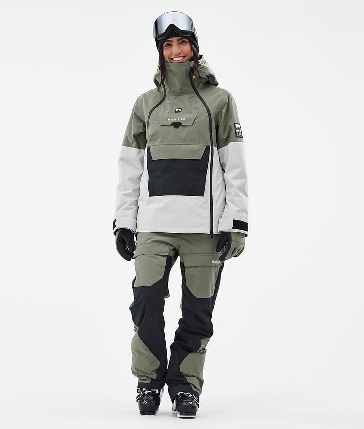 Montec Doom W Laskettelu Outfit Naiset Greenish/Black/Light Grey, Image 1 of 2