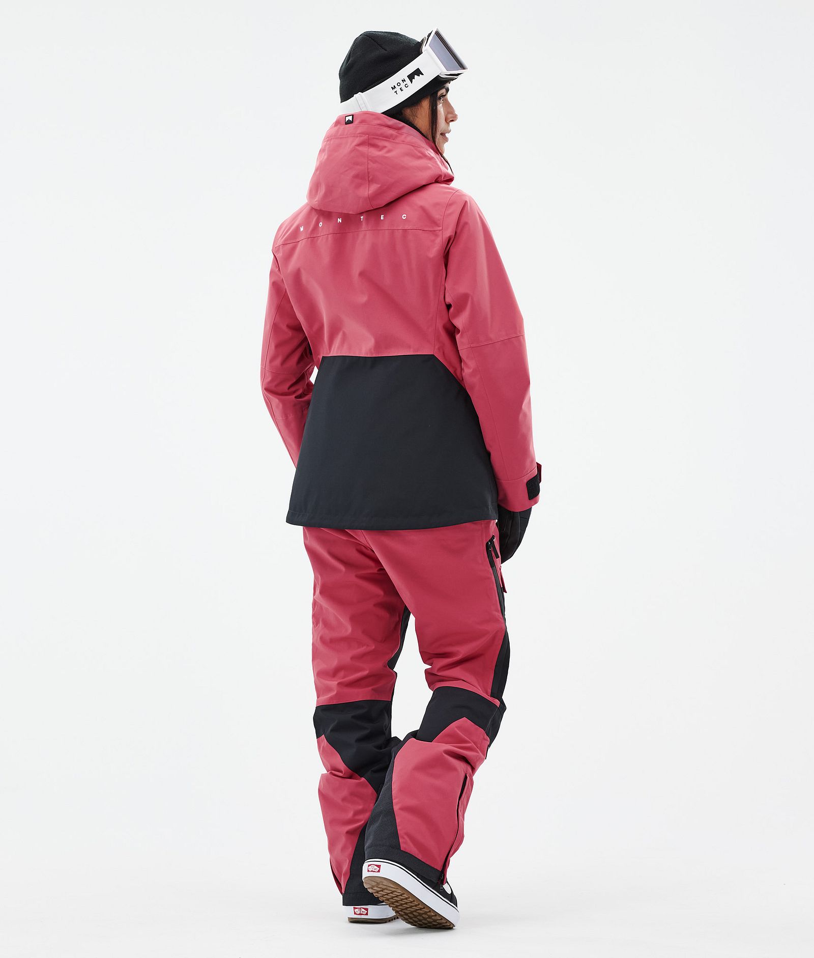 Montec Moss W Lumilautailu Outfit Naiset Light Red/Black, Image 2 of 2